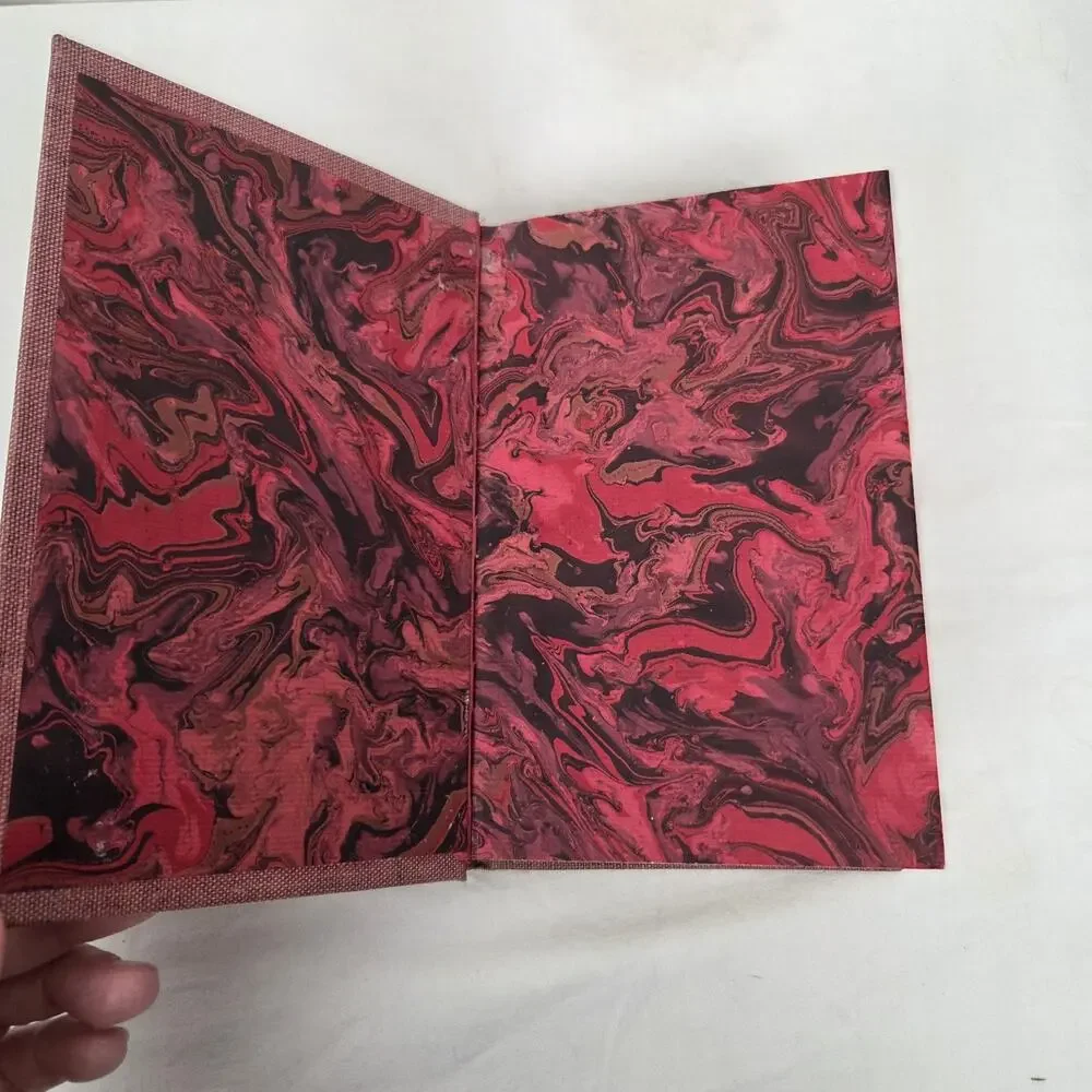 A Sketch for a Self Portrait by Bernard Berenson 1949 Red Marbled Book